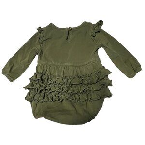 RuffleButts One Piece Long Sleeve Infant Girls Size 6-12 months Excellent very g
